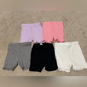 Toddler Girl Ribbed Bike Shorts set 18-24 months